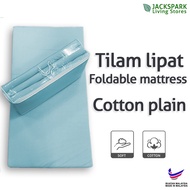 Plain Cotton/Aloe Tilam Lipat Bujang Travel Mattress Foldable Mattress Multipurpose Mattress Tilam Lipat Bujang