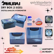 Samurai F380 F580 F380 Pro F580 Pro Dry Box - FREE Silica Gel + Case > Humidity Hydrometer Preserve 