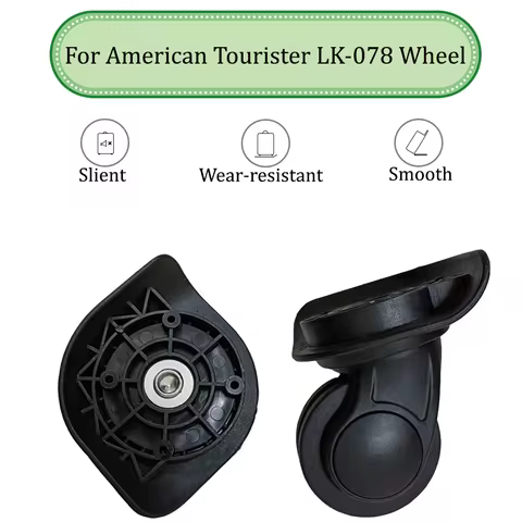 For American Tourister LK-078 Universal Wheel Trolley Wheel Replacement Luggage Pulley Sliding Caste