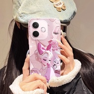 YBD Pink Casing For OPPO A5 Pro A5X 5G 4G Phone Case Dopamine Princess Full Pack Hard Backboard Soft