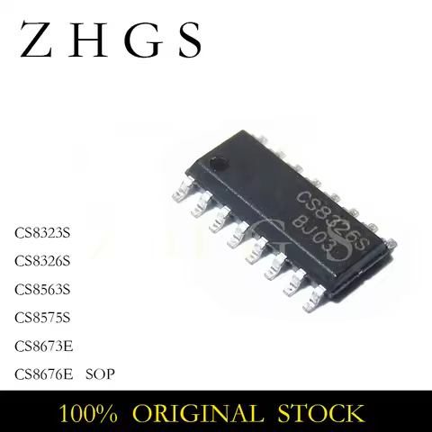 10PCs 100% New CS8563S CS8323S CS8575S CS8326S CS8673E CS8676E SOP-16 IC Chip Stock Wholesale