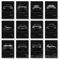 2-A1 Famous Cars G80 M3C Canvas Wall Art Print Poster E30 M3 Z8 Decorative Mural Modern Home Decor B