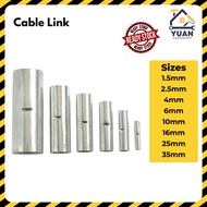 Cable Link 1.5mm 2.5mm 4mm 6mm 10mm 16mm 25mm 35mm Cable Connector Sambung Wayar