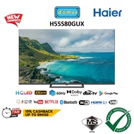 2026 Haier S80G QLED Google TV 55 Inch 4K Smart TV UHD Android HQLED TV 55" Television 电视 電視機 H55S80