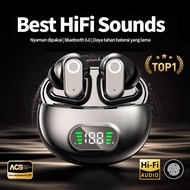 J16B TWS Wireless Eaphone Bluetooth 6.0 Long Playing Time IPX6 Low Latency Gaming Mode Earphone Blue