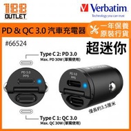 2端口 30W Type C PD &amp; QC 3.0 全嵌入式車載迷你汽車充電器 #66524 [原裝行貨]