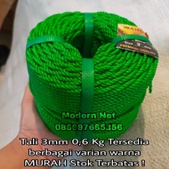 Tali Tambang Plastik PE 3mm 06 KG (1 ROLL)