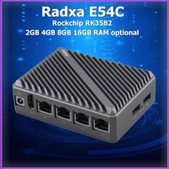 C Radxa E54C Rockchip RK3582 2GB 4GB 8GB RAM AI Edge Network Computer 6-core A76 and A55 CPU,5Tops N