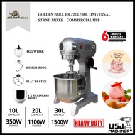 Golden Bull 10L/20L/30L Universal Stand Mixer - Commercial Use - Included 2 Bowls - 6 Months Local Warranty