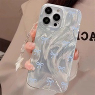 YX59 COVER CASING CASE GRADATION RIBBON BLUE COMPATIBLE FOR OPPO A1 A1K A3S A3X A5 A5i A5S A5X A7 A8