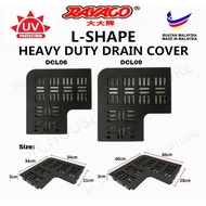 RAYACO DCL06 DCL09 Heavy Duty L-Shaped Drain Cover / Penutup Longkang
