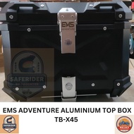 Promotion Offer&gt; Motor Box Motorcycles Box EMS ADVENTURE TOP BOX ALUMINIUM TB-X45 45L