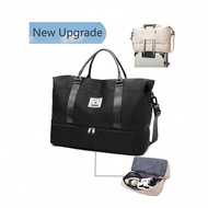 Women's Weekend Travel Bag, Personal Items Travel Bag With Shoe Compartment, Overnight Travel Bag Wi