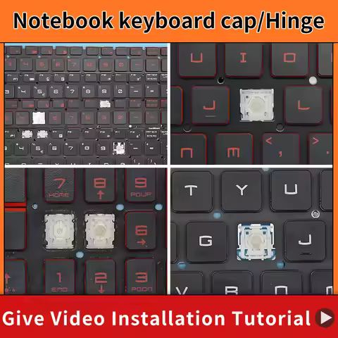Replacement Key Cap&Hinge For MSI GP75 GL75 MS-17E4 LCD MS-17E3 MS-17E7-16J2 GE62 GS60 GS70 CX62 GT7
