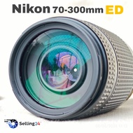 เลนส์ออโต้ ยี่ห้อ NIKON AF NIKKOR 70-300mm F4-5.6D ED Telephoto Zoom Extra-low Dispersion  Nikon F M