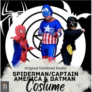 Spiderman/Captain America/Batman Costume for kids BERLAMPU