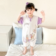 ️ [Cloud Feeling · Babe Shop] 80-130cmA Class Children's Pure Cotton Sleeping Bag Summer Thin Style 