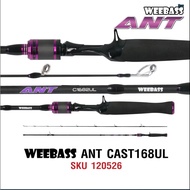 คันเบ็ด WEEBASS รุ่น ANT 3-6lb CAST 168UL คัน 2 ท่อนมีเบทและสปิน ANT 3-6lb CAST 138ULคัน 2 ท่อน คันUL