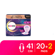 Kotex Total Protection Overnight Wing Pad 35cm/41cm
