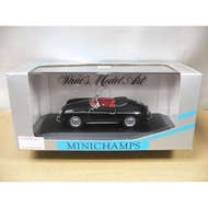 MINICHAMPS 1/43 PORSCHE 356 A SPEEDSTER 1956 BLACK (430 065530) (02133) (WKG)