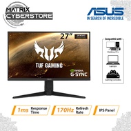 ASUS TUF Gaming VG27AQL1A Gaming Monitor –27 inch WQHD (2560x1440), IPS,170Hz (above 144Hz), ELMB SYNC, Adaptive-sync, G-Sync compatible ready, 1ms (MPRT), 130 % sRGB, HDR