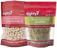 Eighty7 Raisins and Cashews Combo(250 GMS Each), 500g