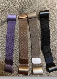 Fitbit charge 2米蘭磁石錶帶玫瑰金/香檳金/黑色/粉紫色每條