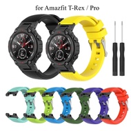 Silicone Replacement strap For  Amazfit T-rex Pro strap For Amazfit T-Rex Wristband bracelet