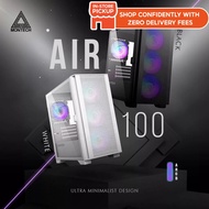 # MONTECH AIR 100 ARGB [BLACK/WHITE] - mATX Airflow Casing # 4x120mm ARGB FAN