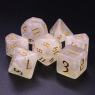 Stardust Reverie Dice Set of 7 | For DnD D&D MTG RPG TRPG Board Game Tarot Cards Magic
