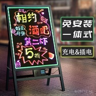 Commercial Graffiti Blackboard for Restaurants led Light Sign Advertising Board Mobile Stall Use Fol