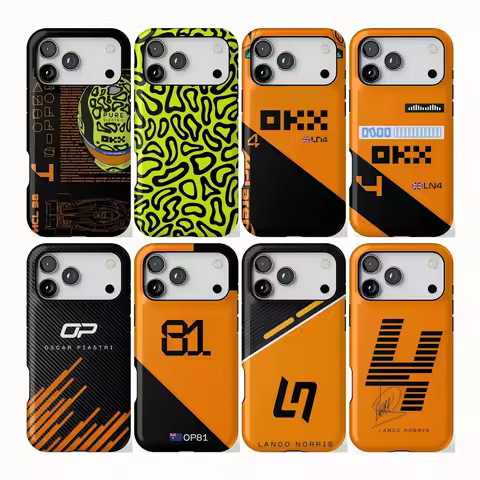 Racer L-Lando N-Norris 4 Phone Case for iPhone 17 16e 16 15 14 13 12 11 X XS XR XSMAX 7 8 Air Pro Ma