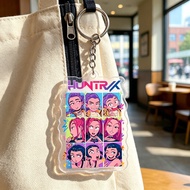 Huntrix Anime Girl Group Printed Keychain Acrylic Keychain Decorative Accessories Kpop Idol Group Me