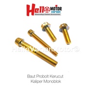 Baut Probolt Kerucut Kaliper Monoblok YAMAHA MIO NMAX VIXION NOUVO ORI