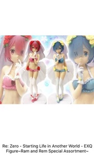《預購》 EXQ 雷姆 拉姆 Figure