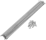20 Set 13G Bicycle Spokes 293 mm Bicycle Rim Spokes 304 Stainless Steel Silver Tone