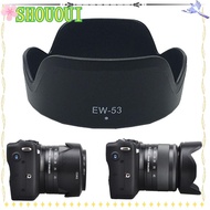 SHOUOUI Lens Hood, EW-53 49mm Black Anti-Glare Cover, Universal ABS Camera Lens Sunshade for  EOS M1