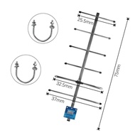 433MHz 11DBi Antenna6Unit433-470mhz Yagi Antenna Connector Wire Contact Wireless