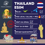 THAILAND LOCAL ESIM TRAVEL【Local Calling + MSG🔥】【4G/5G🔥】