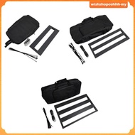 [WishshopeehhhMY] Guitar pedalboard with a carrying bag, universal compact effect rack pedalboard