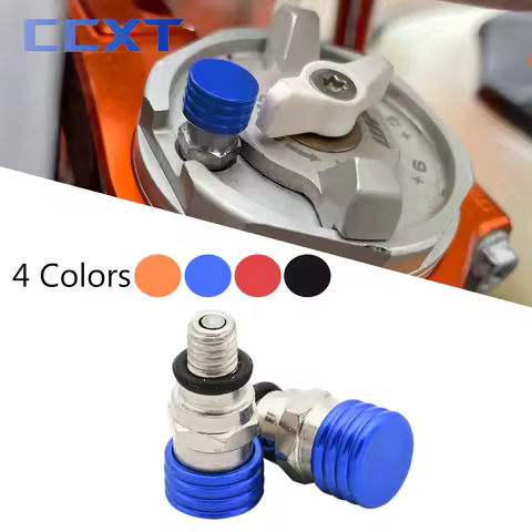M5x0.8 Bleed Waterproof Front Fork Bleeder Relief Valve For Yamaha YZ TTR WR 125 250 450F Suzuki DRZ