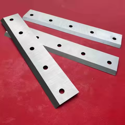 2pcs 300x55x5mm A8 Wood Chipper Blade Crusher Blade, Forestry Fruit and Wood Chopper Blade Machinery
