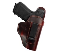 IWB Leather Holster, Genuine Leather Gun Holster for Glock 19/42/43X, Sig P365/P320/P220, Ruger LCP/