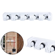 【Ilisland】1Pcs Toilet Mop Holder For Storing Mops, Scrub Brushes And Brooms. Made Of Plastic. Suitab