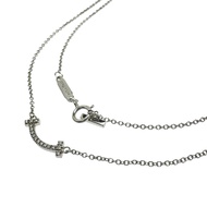 สร้อยคอเพชรขนาดเล็ก TIFFANY&Co./Tiffany T Smile ทองคำขาว K18WG น้ำหนัก 2.3 กรัม ความยาว 41/45 ซม. สำ