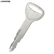 LEMONTRE 10Pcs Forklift Key, Silver Metal Ignition Keys, Car Assessories Parts Key For Car