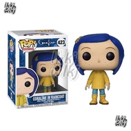 Action Figure Coraline Funko POP Coraline & The Secret Door 423 Coraline in Raincoat Doll Collection