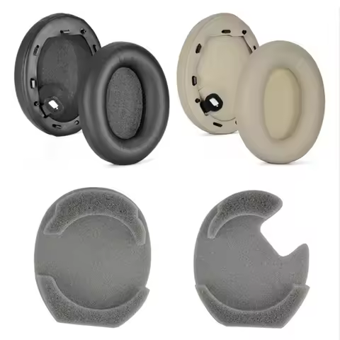 Soft Memory Foam Ear Pads Cushions For Sony WH-1000XM4 WH1000XM4 WH 1000 XM4 Earphone Earpads Replac