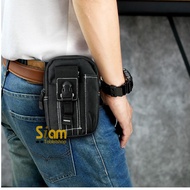 Leather Waist Bag For Mobile Phones Size 5-6 Inches (R014)
