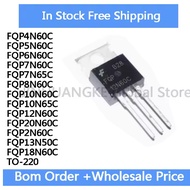 5PCS FQP4N60C FQP5N60C FQP6N60C FQP7N60C FQP7N65C FQP8N60C FQP10N60C FQP10N65C FQP12N60C FQP20N60C F